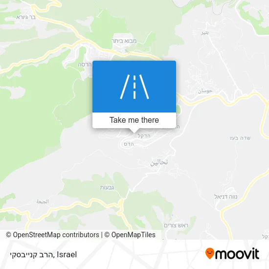Карта הרב קנייבסקי