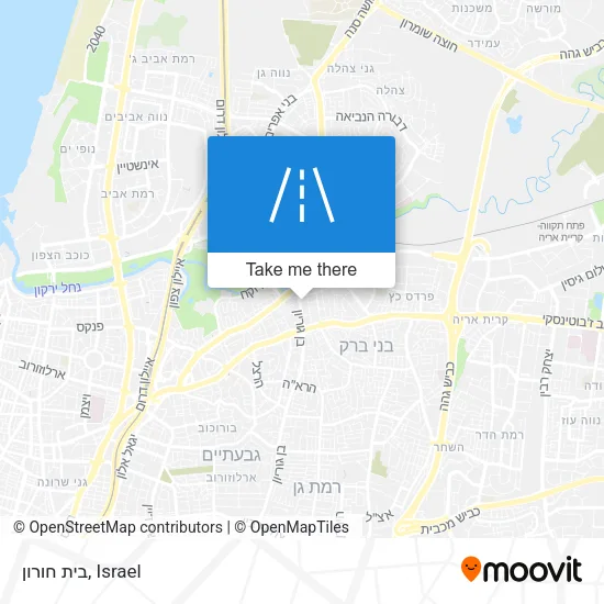 Карта בית חורון