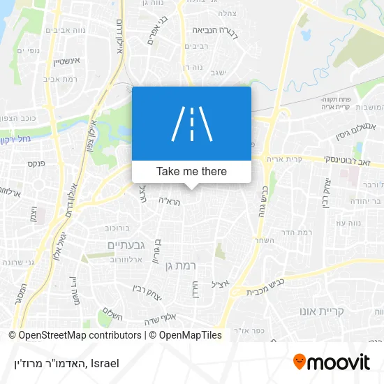 Карта האדמו"ר מרוז'ין