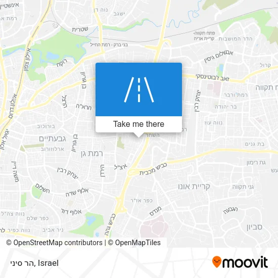 Карта הר סיני