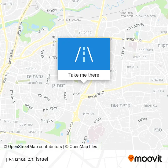 Карта רב עמרם גאון