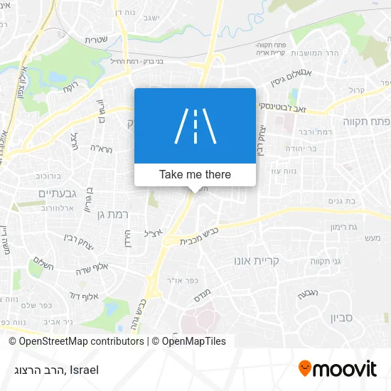 הרב הרצוג map