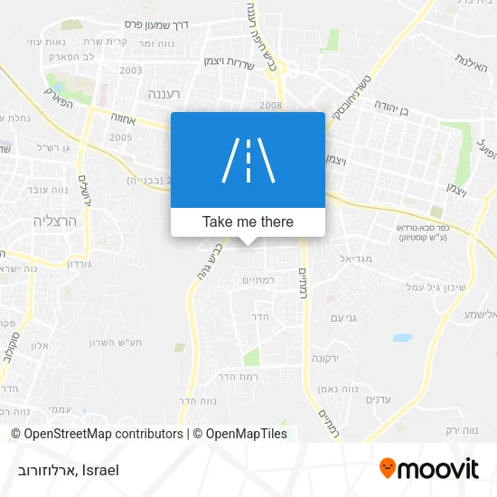 Карта ארלוזורוב