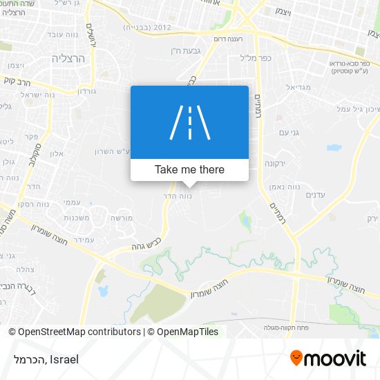 הכרמל map