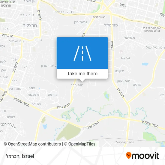 Карта הכרמל
