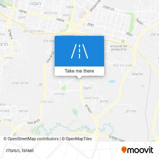 Карта המעלה