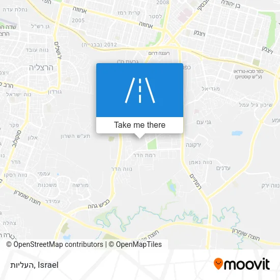 Карта העליות