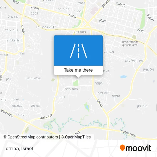 Карта הפרדס