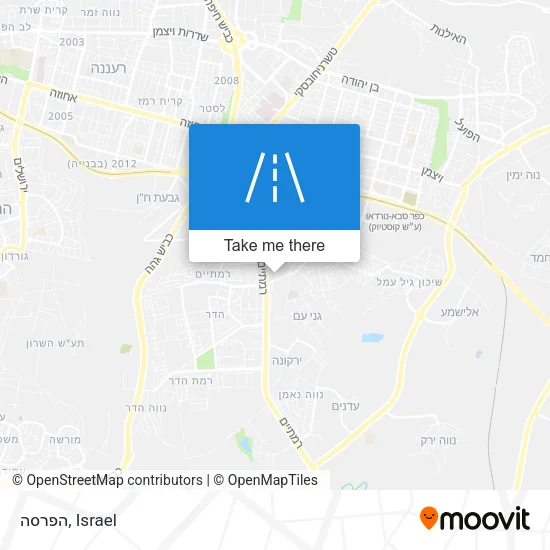 Карта הפרסה