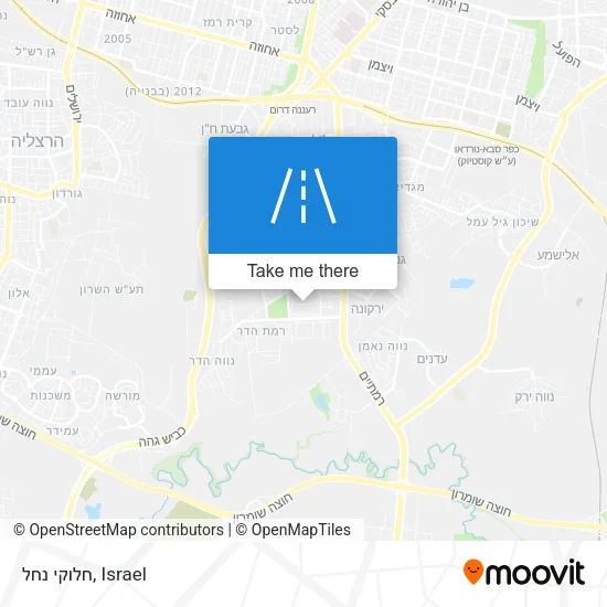 Карта חלוקי נחל