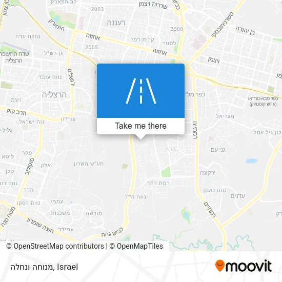Карта מנוחה ונחלה