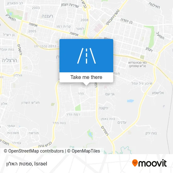 Карта סמטת האלון