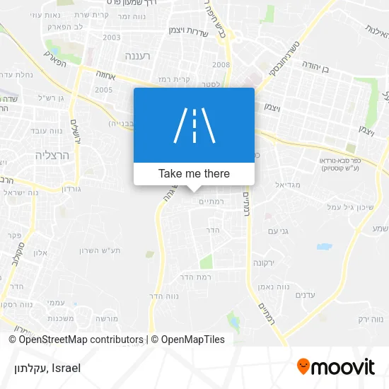 Карта עקלתון