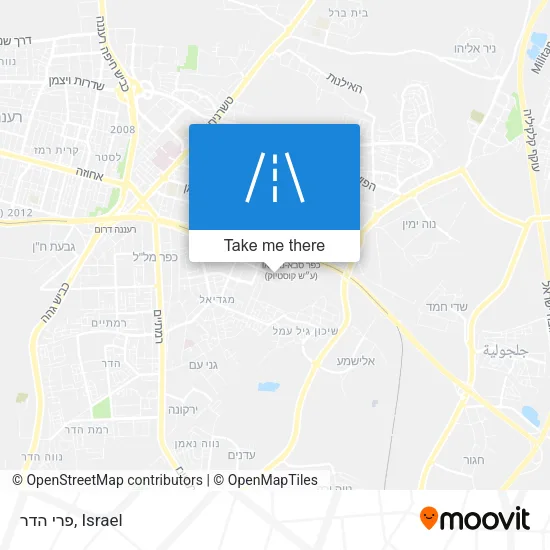 Карта פרי הדר