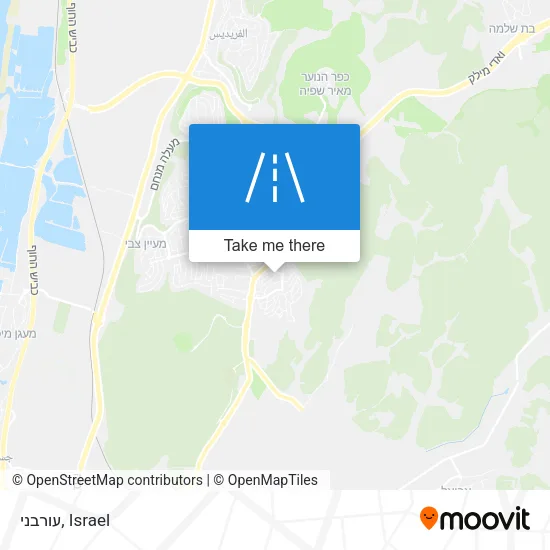 Карта עורבני