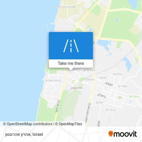 Карта אהרון אהרונסון