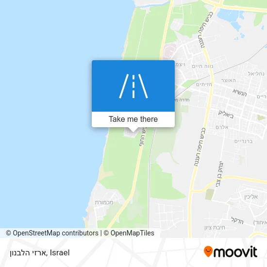 Карта ארזי הלבנון