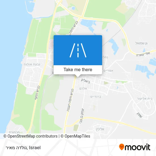 Карта גולדה מאיר