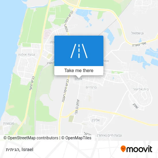 הגיתית map