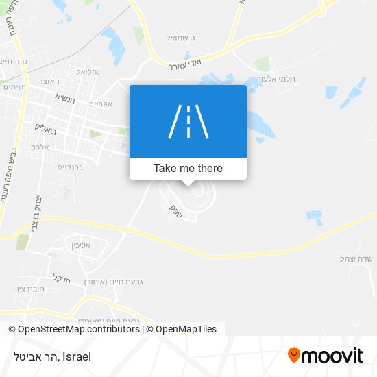 הר אביטל map