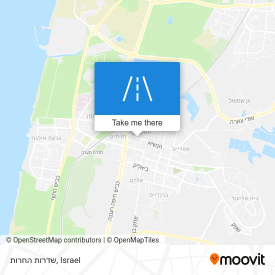 Карта שדרות החרות