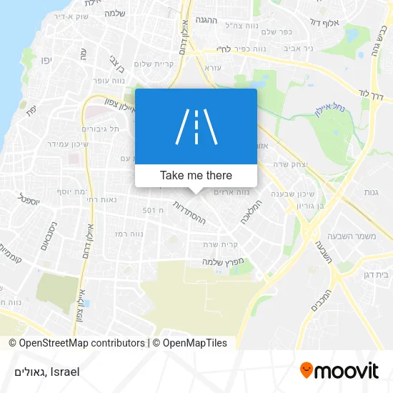 גאולים map