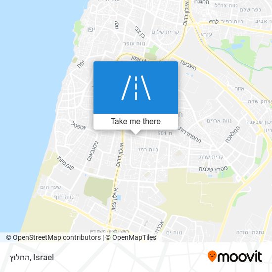 החלוץ map