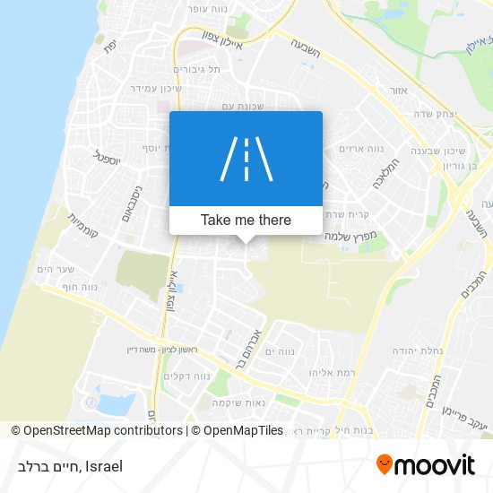 חיים ברלב map