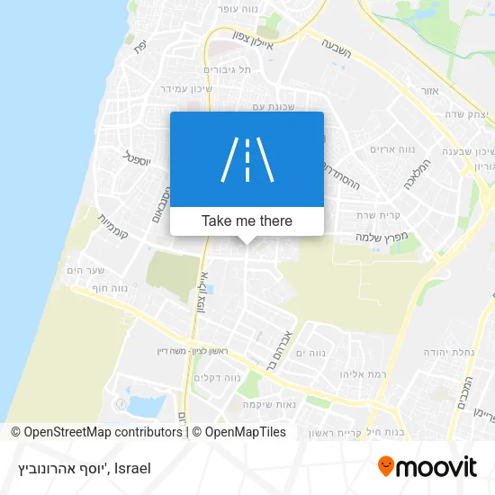 יוסף אהרונוביץ' map