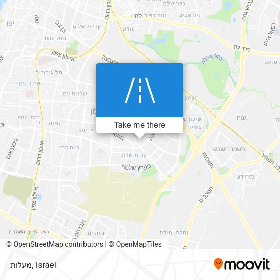 Карта מעלות