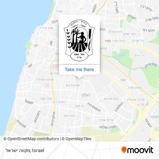 מקווה ישראל map