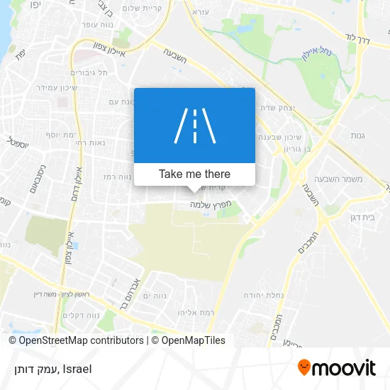 Карта עמק דותן