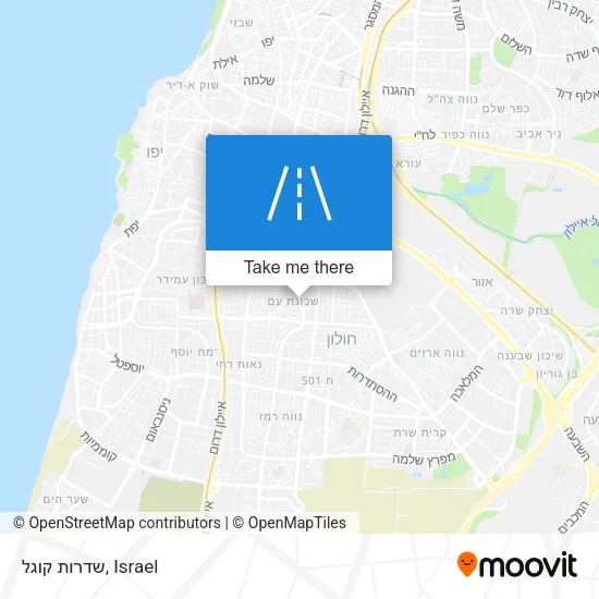 Карта שדרות קוגל