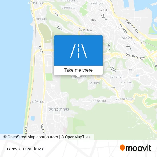 Карта אלברט שוייצר