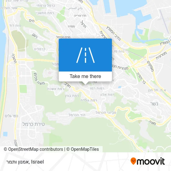 Карта אמנון ותמר
