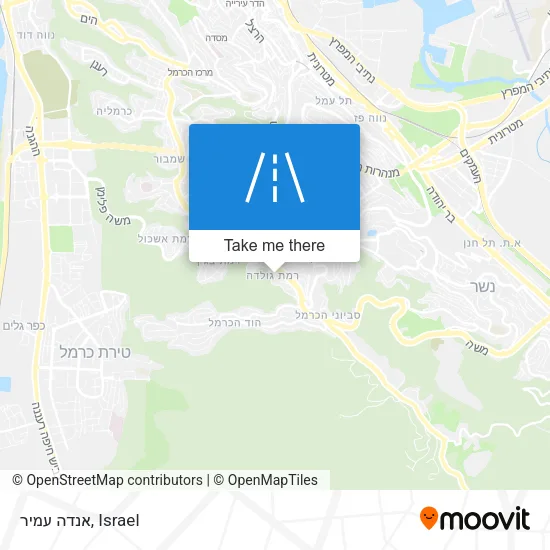 Карта אנדה עמיר