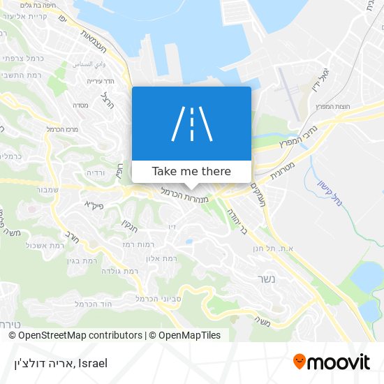 אריה דולצ'ין map