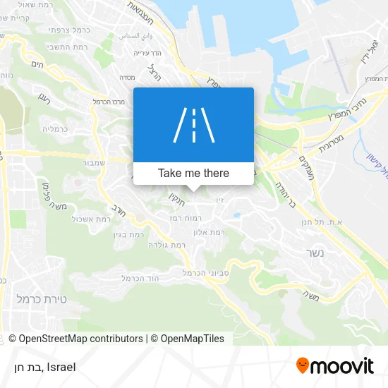 בת חן map