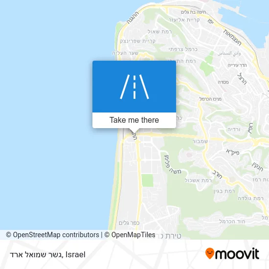 Карта גשר שמואל ארד