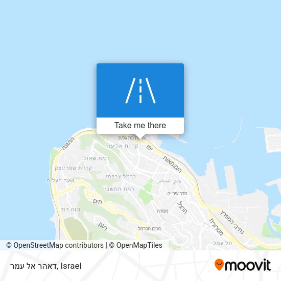 Карта דאהר אל עמר