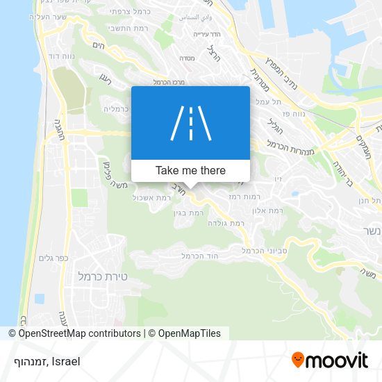 זמנהוף map