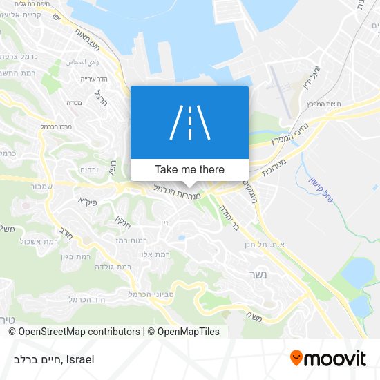 חיים ברלב map