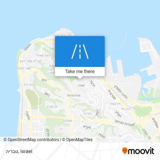 Карта טבריה