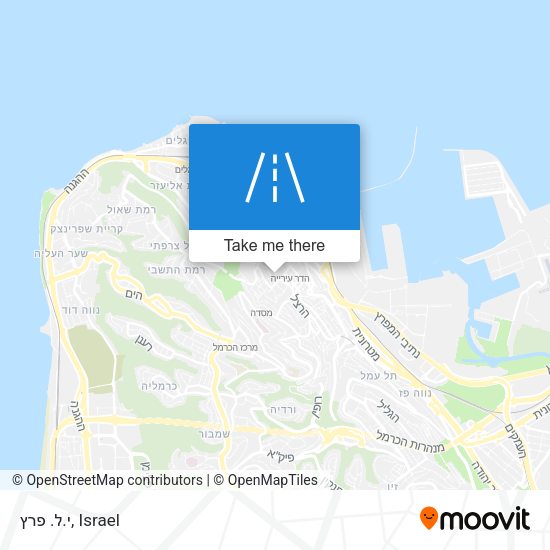 י.ל. פרץ map