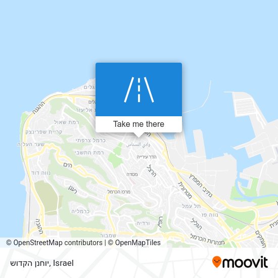 יוחנן הקדוש map