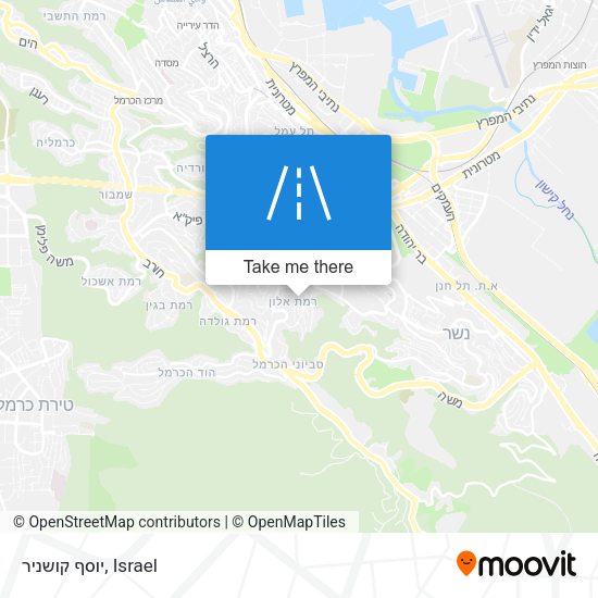 יוסף קושניר map