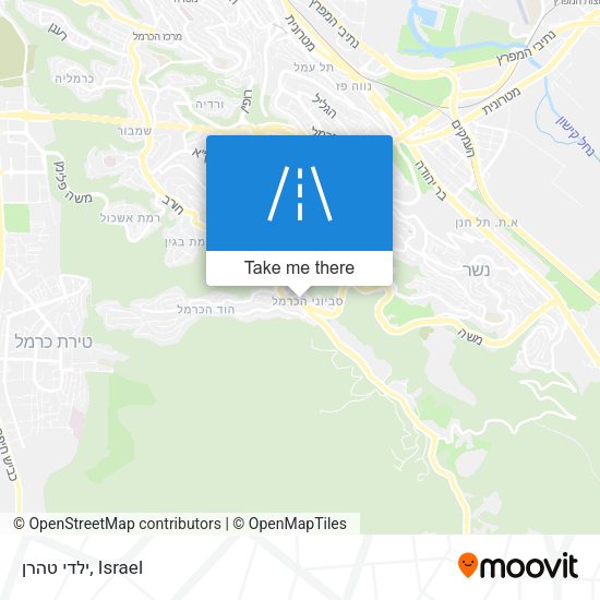 ילדי טהרן map