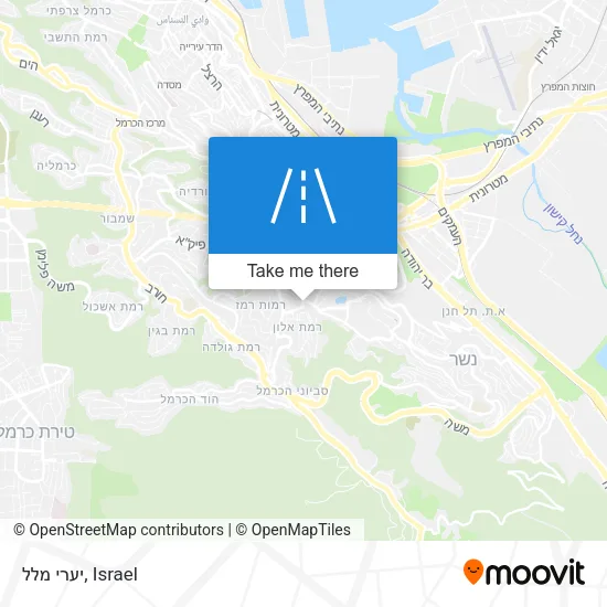 Карта יערי מלל
