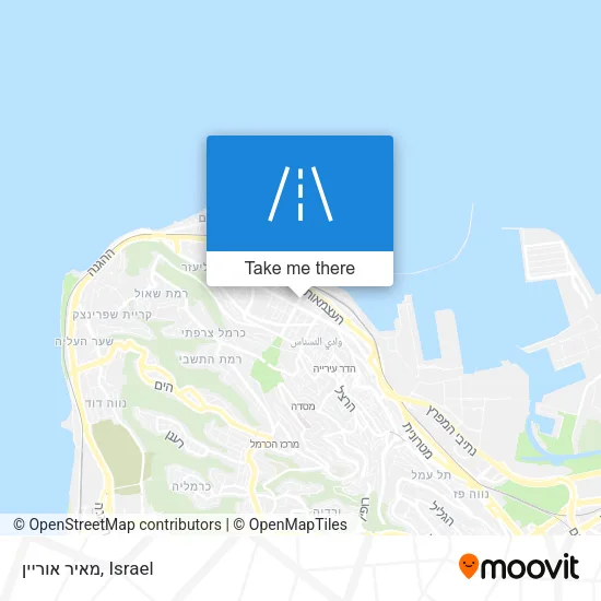 Карта מאיר אוריין