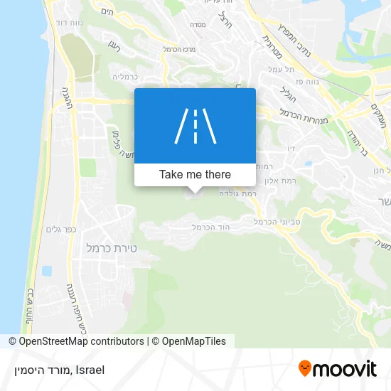 מורד היסמין map
